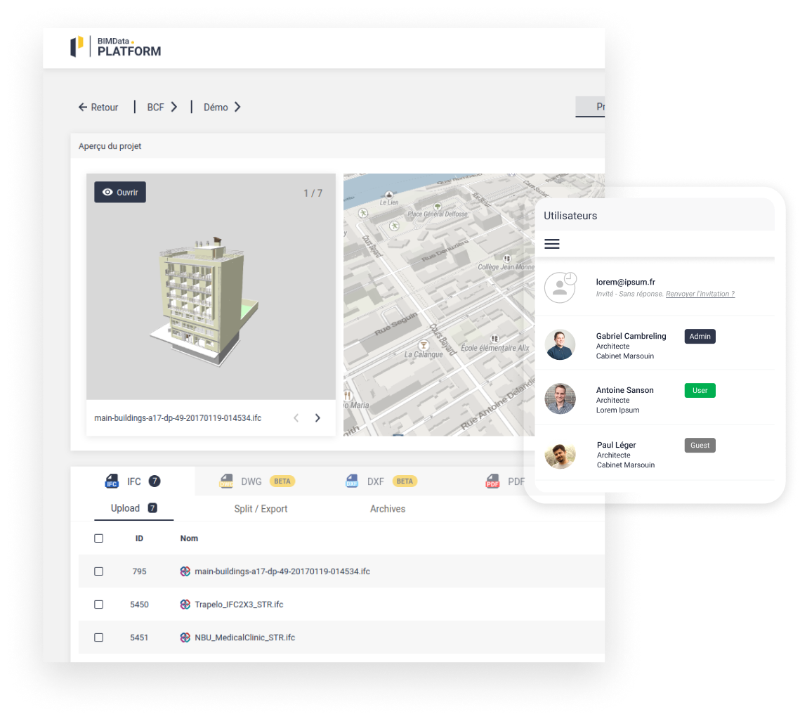 BIMData Platform - plateforme collaborative