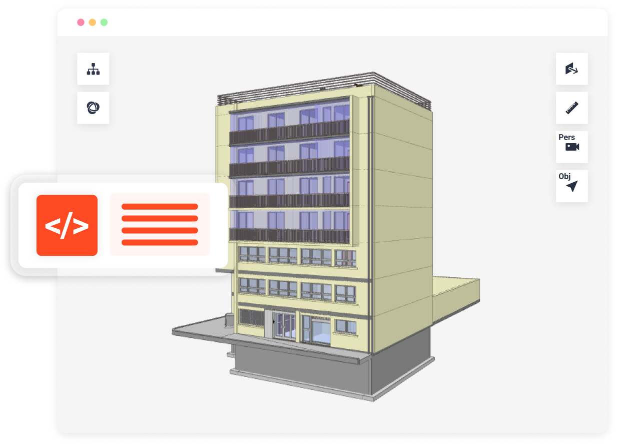 BIMData Viewer - Plusieurs fonctionnalités