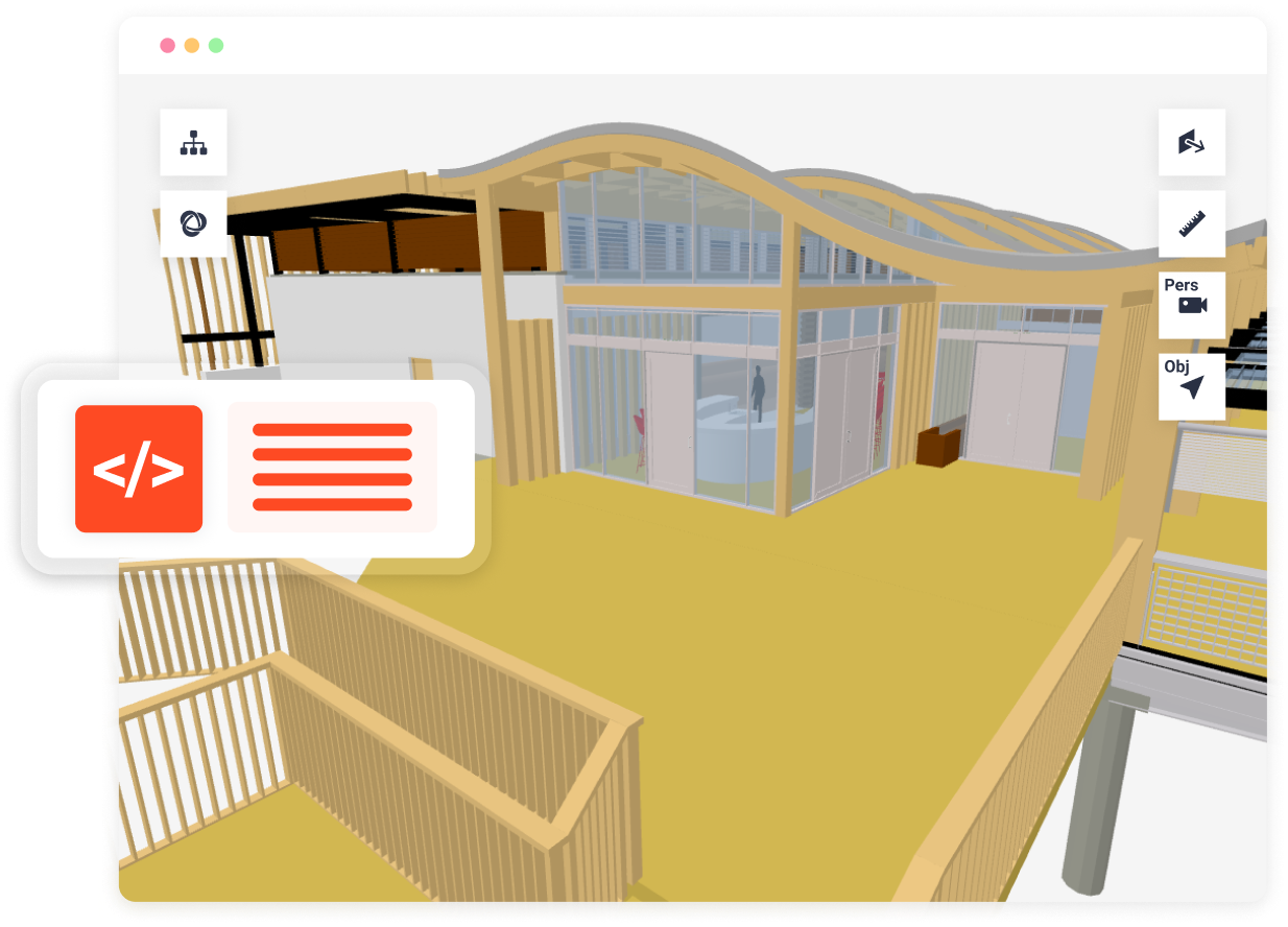 BIMData Viewer - Plusieurs fonctionnalités